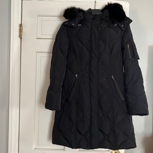 Sachi Down Coat with Fox lined Hood
